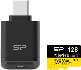 Silicon Power Silicon Power memory card microSDXC 128GB Inspire + card reader