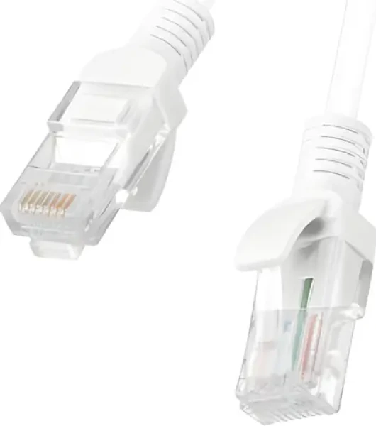 Lanberg CAT6 5m biela / Patch kábel / RJ45 (PCU6-10CC-0500-W)