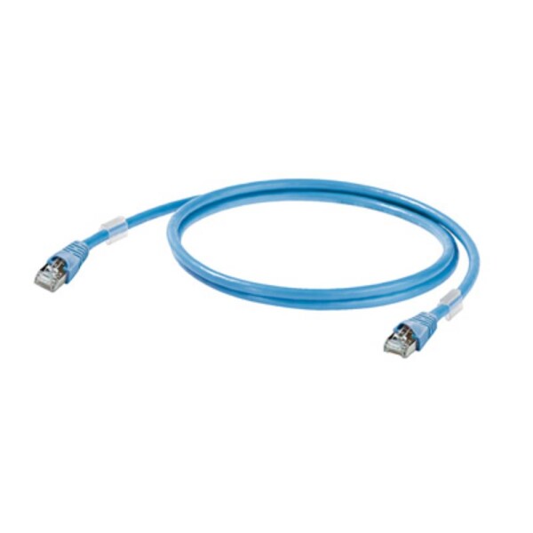 Weidmüller 1165900010 RJ45 sieťové káble, prepojovacie káble CAT 6A S/FTP 1.00 m modrá UL certifikácia 1 ks; 1165900010