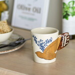 Bloomingville Kameninový hrnček Hezha Nature 260 ml