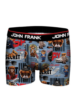 Pánske boxerky John Frank JFBD355 Modrá