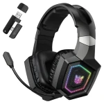 ONIKUMA GT806 čierna / Herné slúchadlá / Bluetooth 5.4 / 2,4 GHz / RGB / mikrofón (GT806 Black)