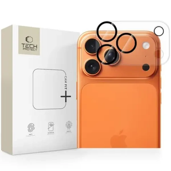 Tech-Protect Cam Fit+ číra / Ochranný kryt fotoaparátu / Apple iPhone 17 Pro