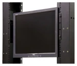 StarTech rámček pre montáž monitora do racku čierny / Rámček pre monitor / Rack 4U / oceľ (RKLCDBK)