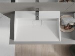 MEXEN - Ava umývadlo na dosku liaty mramor 70 x 46, biela 23017001