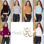 Sexy Koucla Crop Jumper with cut outs Einheitsgroesse