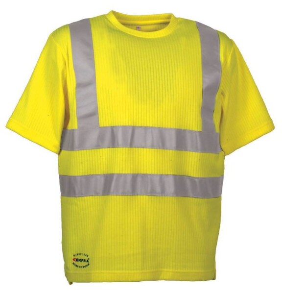 Reflexné pracovné tričko Cofra ALERT Farba: Reflexná žltá, Veľkosť: 2XL (CAALERT_00_2XL)