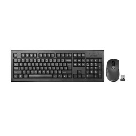 A4tech G7100N / set bezdrôtová klávesnica + optická myš / V-Track / US / USB / čierna (G7100N)