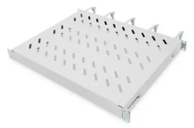 Digitus 19" sivá / Pevná polica do racku / 1U / nosnosť 120 kg / 481×352×44 mm (DN-97680)