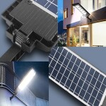 Verk Solárna pouličná LED lampa 420 diód