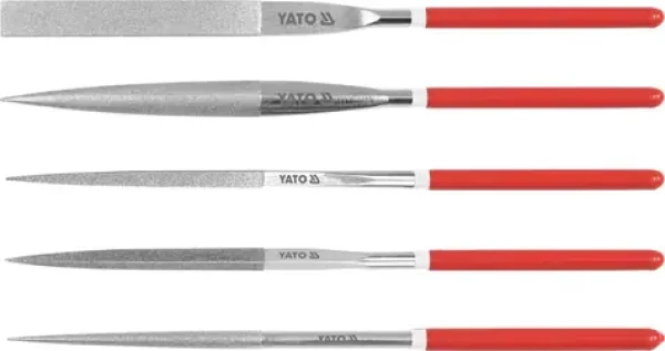 YATO YT-6156 / Sada pilníkov ihlových diamantových 5 x 180 mm / 5 ks (YT-6156)