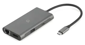 Aiino Cluster Hub 7v1 pre MacBook a iPad / USB-C hub / 7 portov (AI7HUBV2-SG)