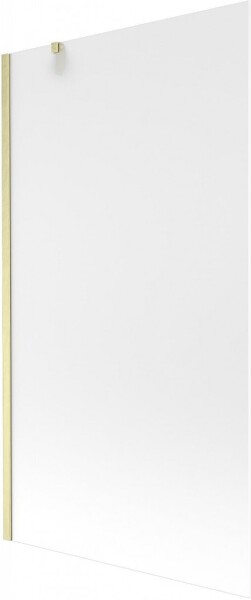 MEXEN/S - Next vaňová zástena FIX 100 x 150, dekor, zlatá kartáčovaná 895-100-000-00-30-55