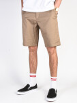 RVCA WEEKEND STRETCH DARK KHAKI pánske plátené kraťasy