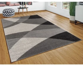 Koberec Thales 80x140 cm, šedá abstrakcia%