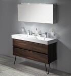 SAPHO - CLOE galérka s LED osvetlením, 120x50x18cm, biela CE120-0030