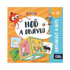 Albi Kvído Hoď a objavuj Doplnkové karty