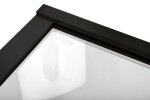 REA/S - Sprchová kabína Hugo Double Black 100x100 KPL-K6602