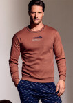 Pánske pyžamo Infiore 752987 XXL Cihlová