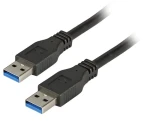 EFB čierna / USB kábel AA / USB 3.0 5 Gbit/s / 1 m (K5210SW.1)