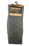 WiK 23402 Thermo Softbund pánske ponožky 39-46 černá melanž 39-42