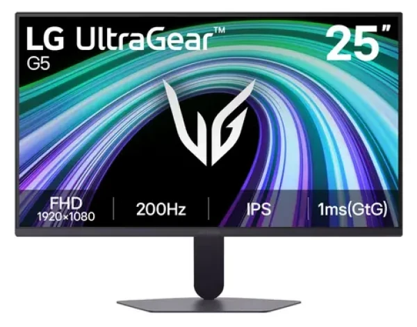25" LG UltraGear 25G523B-B čierna / Monitor / IPS / FHD / 200 Hz / 1 ms / HDMI DP (25G523B-B.AEU)