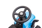 Mamido Detský elektrický traktor Swift s prívesom modrý
