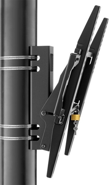 Hagor HAGOR PLW Saeulenadapter neigbare Halterung zur Adaption an Saeulen max Tragl 30kg VESA max 400x400 fuer Saeulendurchmesser bis 1,5m