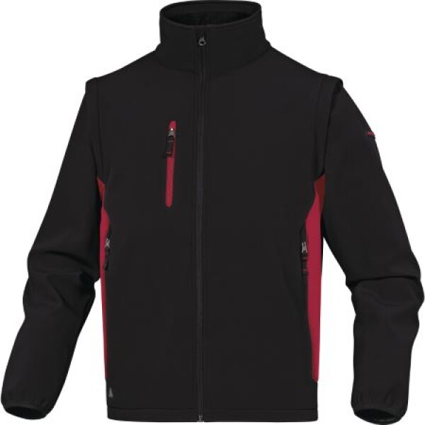 Pracovná softshell bunda Delta Plus MYSEN2 Farba: Čierna/ Červená, Veľkosť: M (MYSE2NRTM)