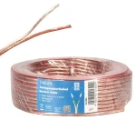 LogiLink Reproduktorový kábel priehľadný / Reproduktorový kábel / 2x 2,5 mm2 / 10 m (CA1083)