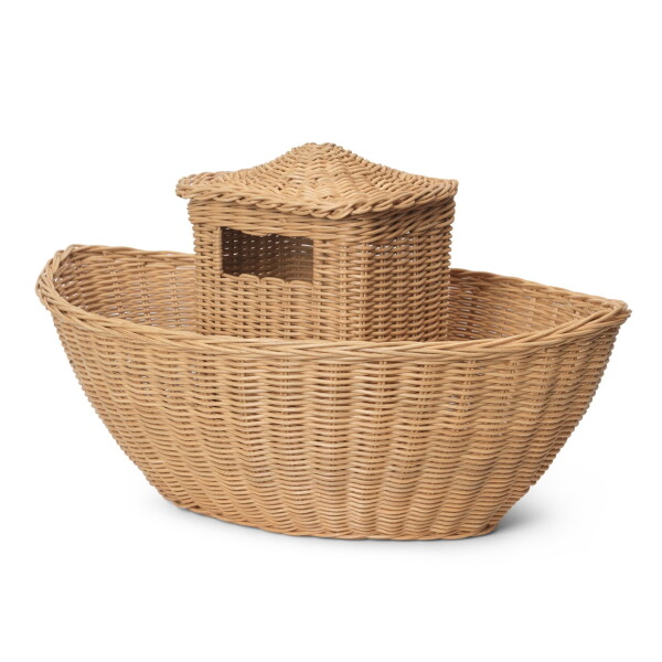 Ferm LIVING Úložný kôš Rattan Braided Ark