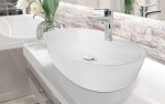 INVENA - Oval umývadlo na dosku 50 cm HALIA CE-18-001-C