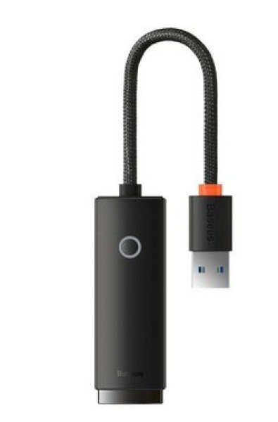 Baseus WKQX000101 Lite Series Redukcia USB-A na RJ45 čierna / 1000 Mbps (WKQX000101)