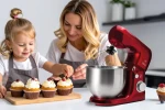 Eldom WRK1250 Chef červená / Kuchynský robot / 800 W / 5 l nerezová misa / 8 rýchlostí (WRK1250)