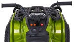 Mamido Elektrická štvorkolka ATV nafukovacie kolesá zelená