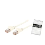Shiverpeaks Cat7 plochý 2m biela / Patch kábel / U/FTP / RJ-45 / 600 MHz (BS75512-SLW)