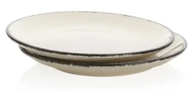 Ukiyo Sada keramických tanierov biela / Tanier / 2 ks / O 27 cm