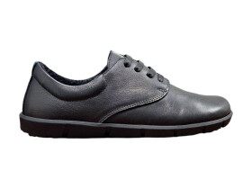 Wild 017-26025 Black Dámske celokožené barefoot poltopánky čierne 41