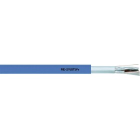 LAPP 32438/100 dátový kábel RE-2Y(ST)Yv PiMF 2 x 2 x 0.5 mm² modrá 100 m; 32438/100