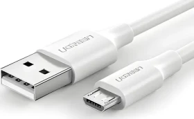 Ugreen 60143 USB-A - Micro USB 2 m biela / Kábel USB / 2.0 (60143)