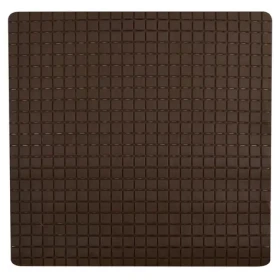 MSV Protišmyková podložka do sprchy QUADRO Premium hnedá / SBS kaučuk / 54 x 54 cm