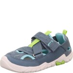 Chlapčenské sandále barefit TRACE Blue/Light green Superfit 1-006029-8000 blue - 28