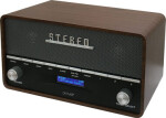 Denver DAB-36 drevo / stolné rádio / DAB+ / Bluetooth / hodiny a budík (111111000170)