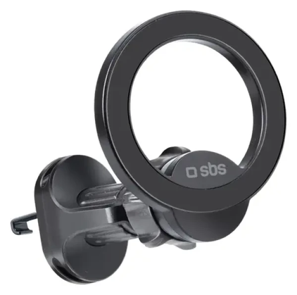 SBS Circle Mag Držiak do auta pre MagSafe čierna / do mriežky / magnetický (TESUPMAGRING)