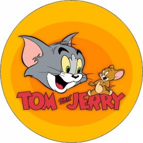 Jedlý papier Tom a Jerry logo 19,5 cm - Pictu Hap - Pictu Hap