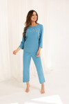 Regina 724 long/r 2XL Z25/26 dámske pyžamo světlá melanž XXL