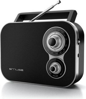 Muse Muse M-051R Black, 2-band portable radio,
