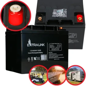 Extralink AGM 12V 40Ah / Olovený akumulátor / bezúdržbový / VRLA (EX.9779)