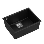 Quadron - Granitový drez DAVID 50 Black Meď HQD5542U7-C1