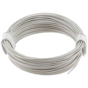 Econ connect KL004WS10 opletenie / lanko, 1 x 0.04 mm², biela, 10 m; KL004WS10